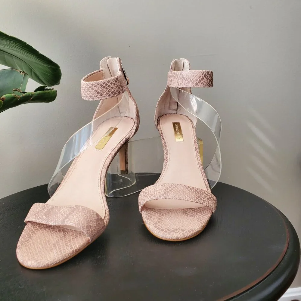 Louise ET CIE Animal print heels size 7